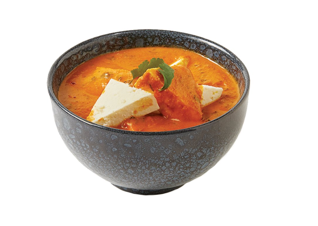 Shahi paneer in a rich tomato cream gravy