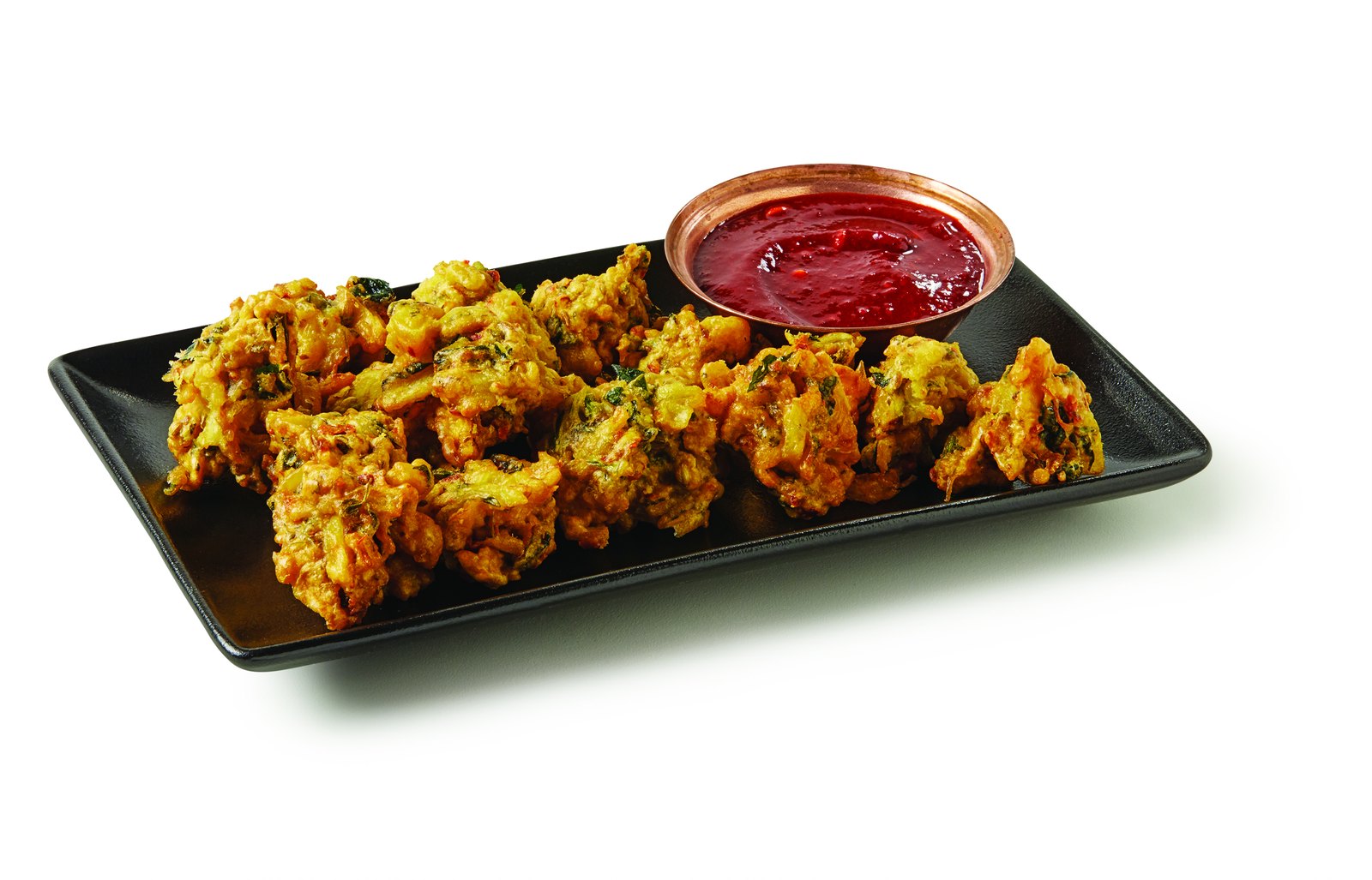 Veg pakora with house chutney